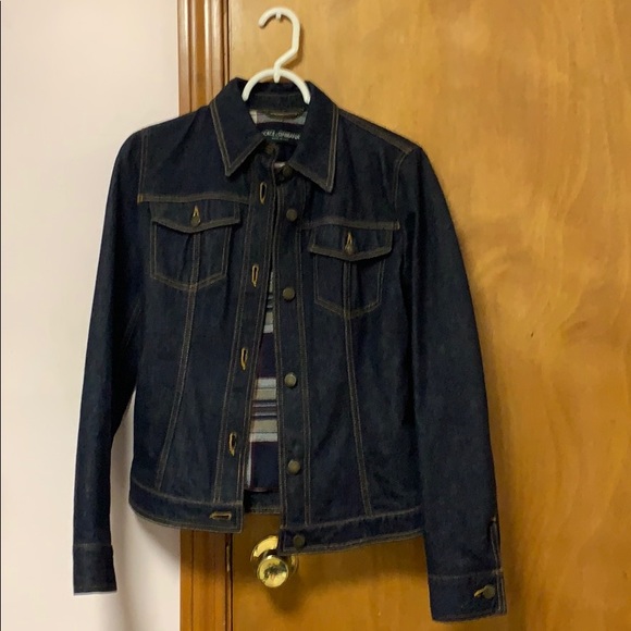 dolce and gabbana jean jacket